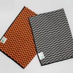 Lecke TOP DRY Microfiber e zezë/portokall 50 x 70 cm