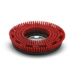 Disc brush, medium, red, 430 mm